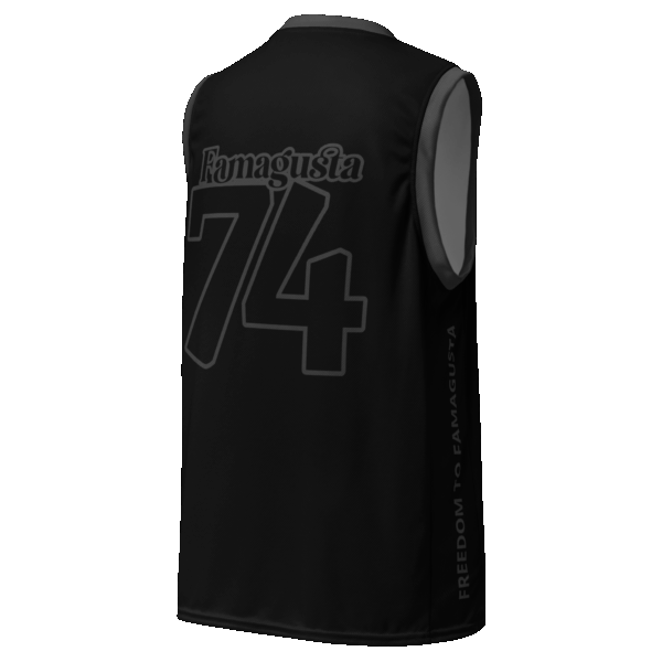 FMG Black Basketball Jersey - Image 2