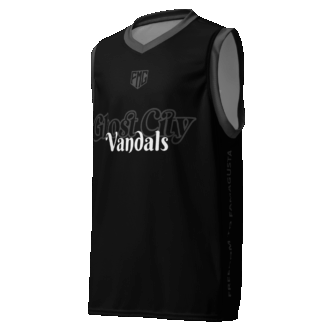 FMG Black Basketball Jersey